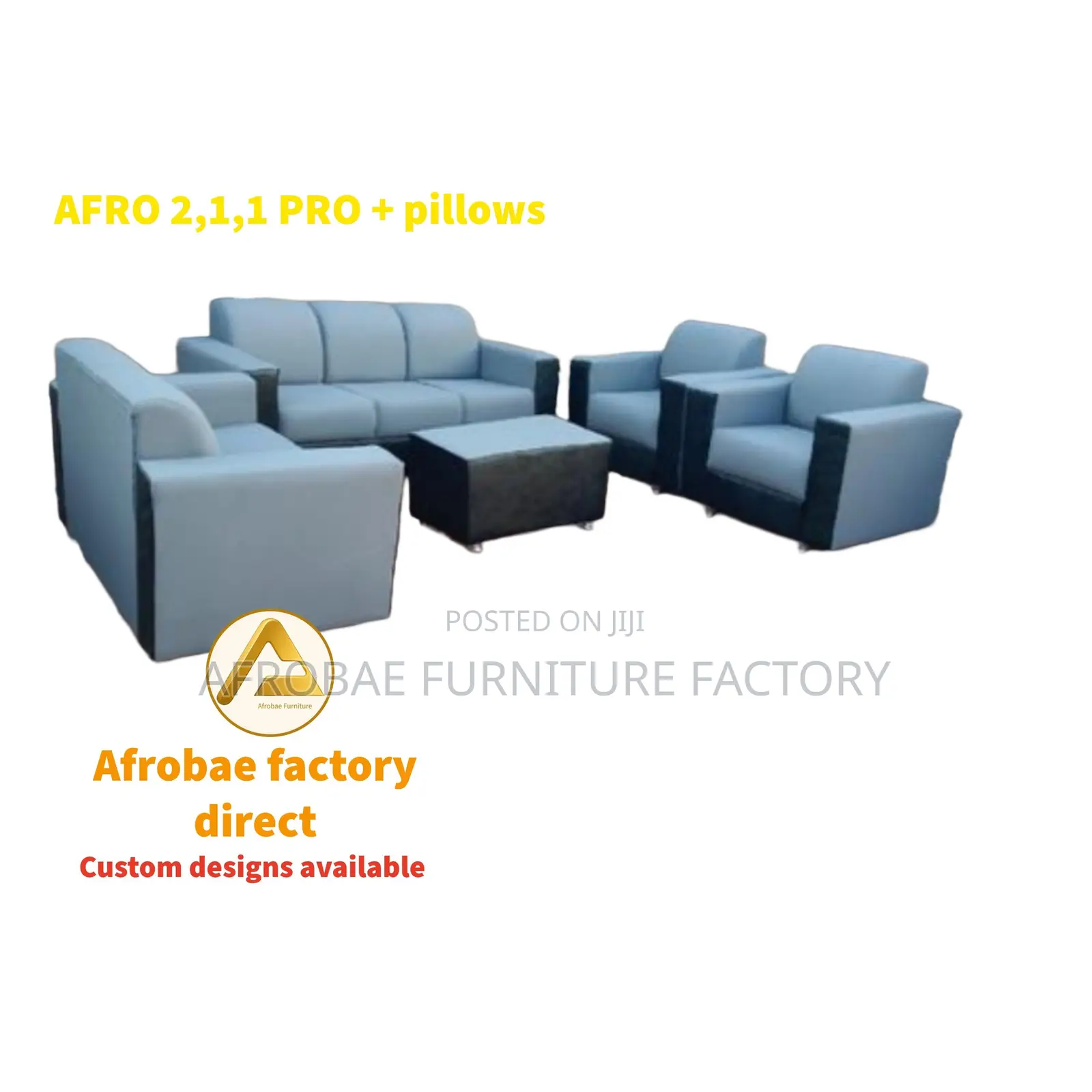AFRO 3,2,1,1 PRO Full Set Sofa Chairs