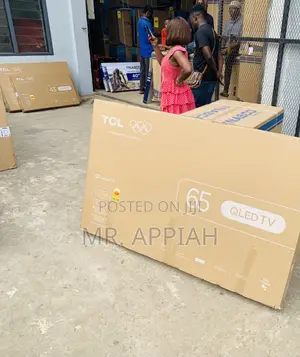 Classic Durable TCL 65” Qled Smart Google Android TV.