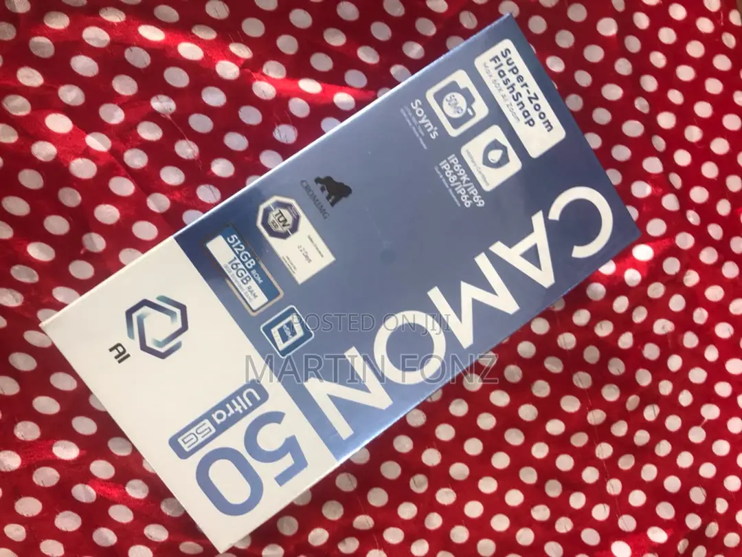 New Tecno Camon 50 Ultra 512 GB Black