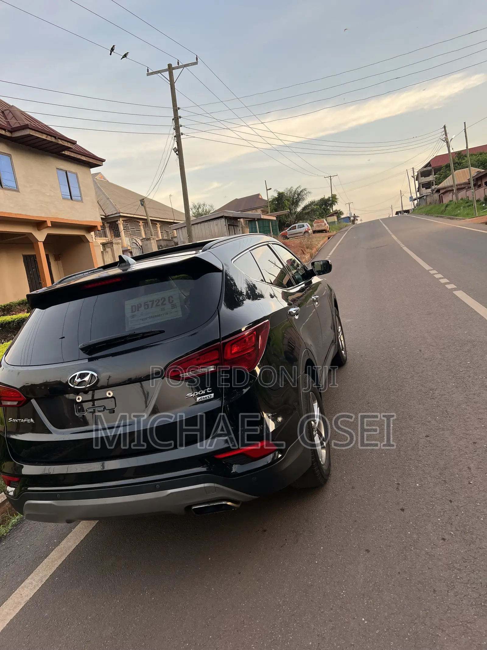 Hyundai Santa Fe SE AWD 2016 Black