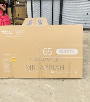 Check Out Durable TCL 65” Qled Smart Screen TV(Black) 