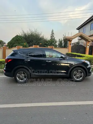 Hyundai Santa Fe SE AWD 2016 Black