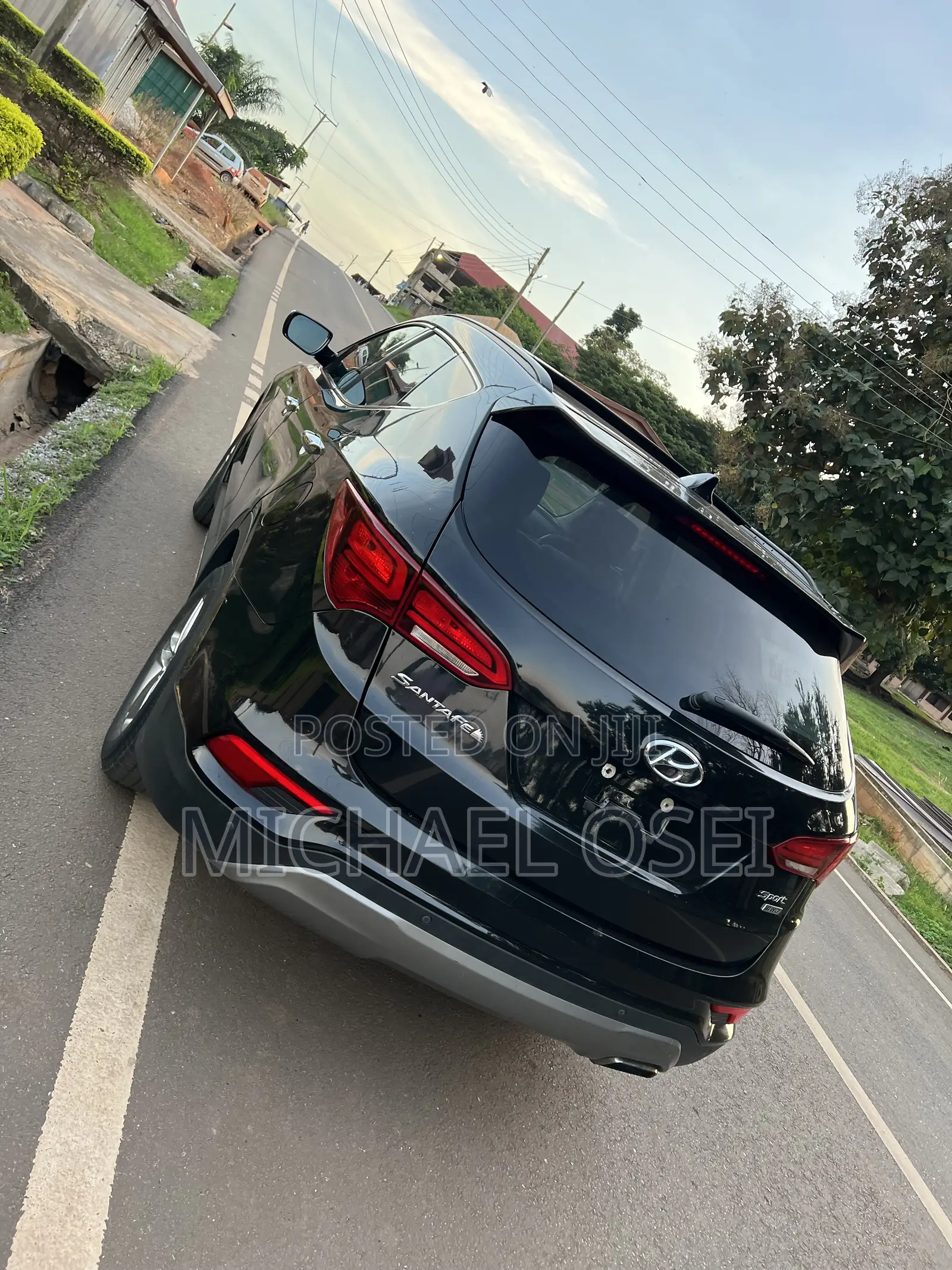Hyundai Santa Fe SE AWD 2016 Black