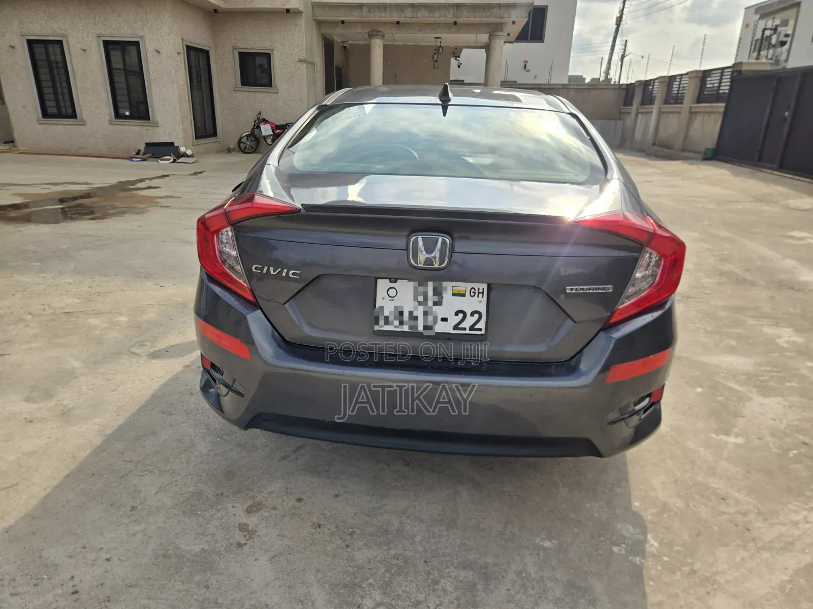 Honda Civic Touring Coupe 2018 Gray