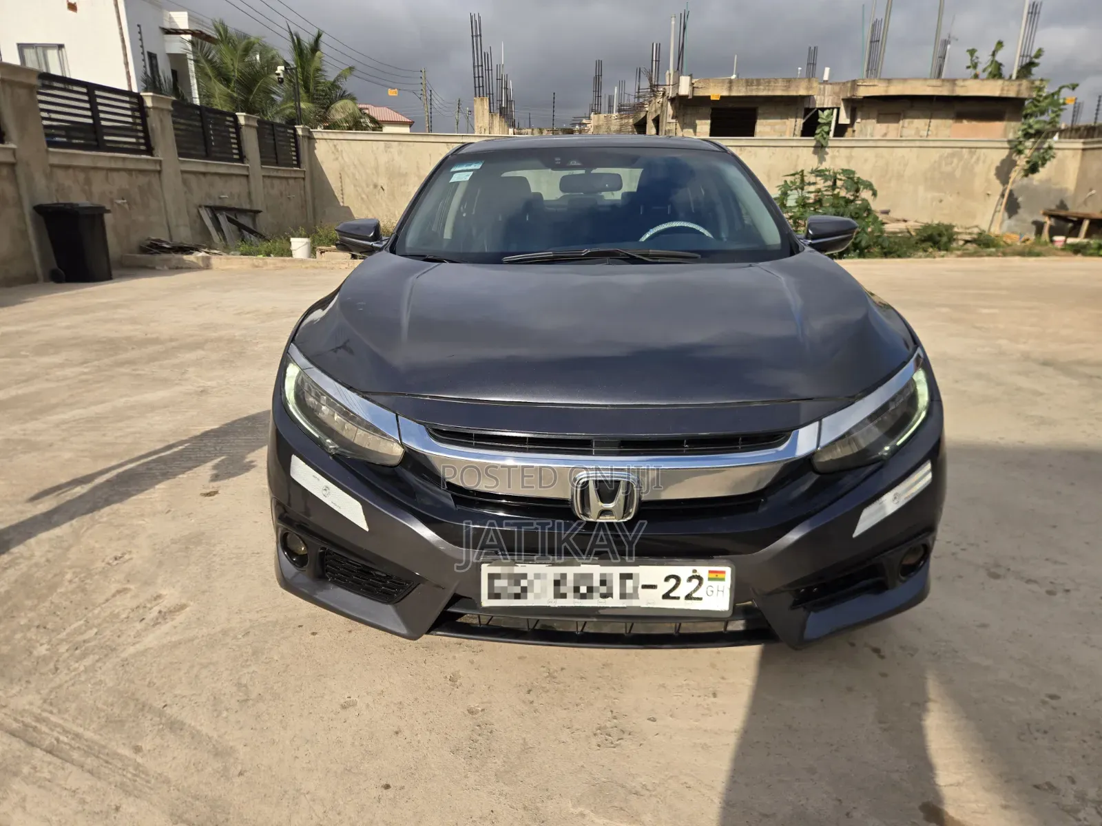 Honda Civic Touring Coupe 2018 Gray