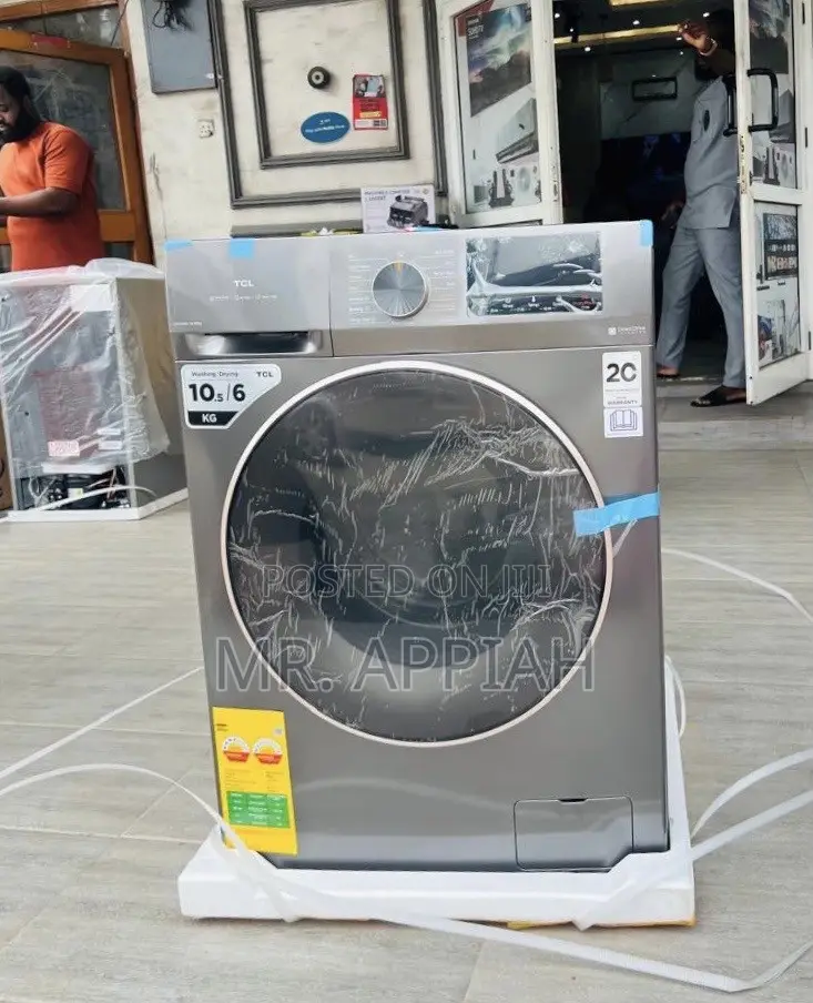 Get Classic TCL 10.5kg Front Load Washing Machine(Inverter)