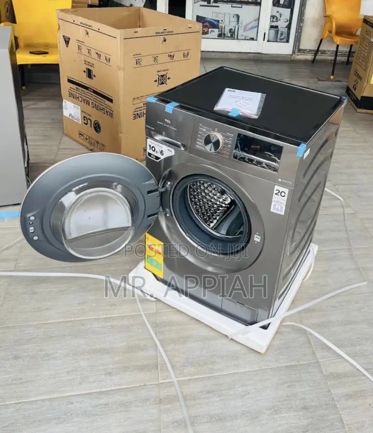Get Classic TCL 10.5kg Front Load Washing Machine(Inverter)