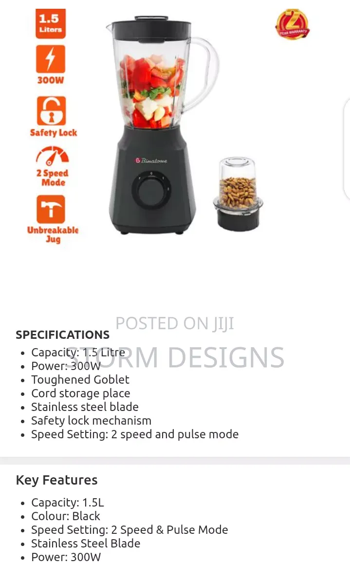 1.5L Binatone Blender