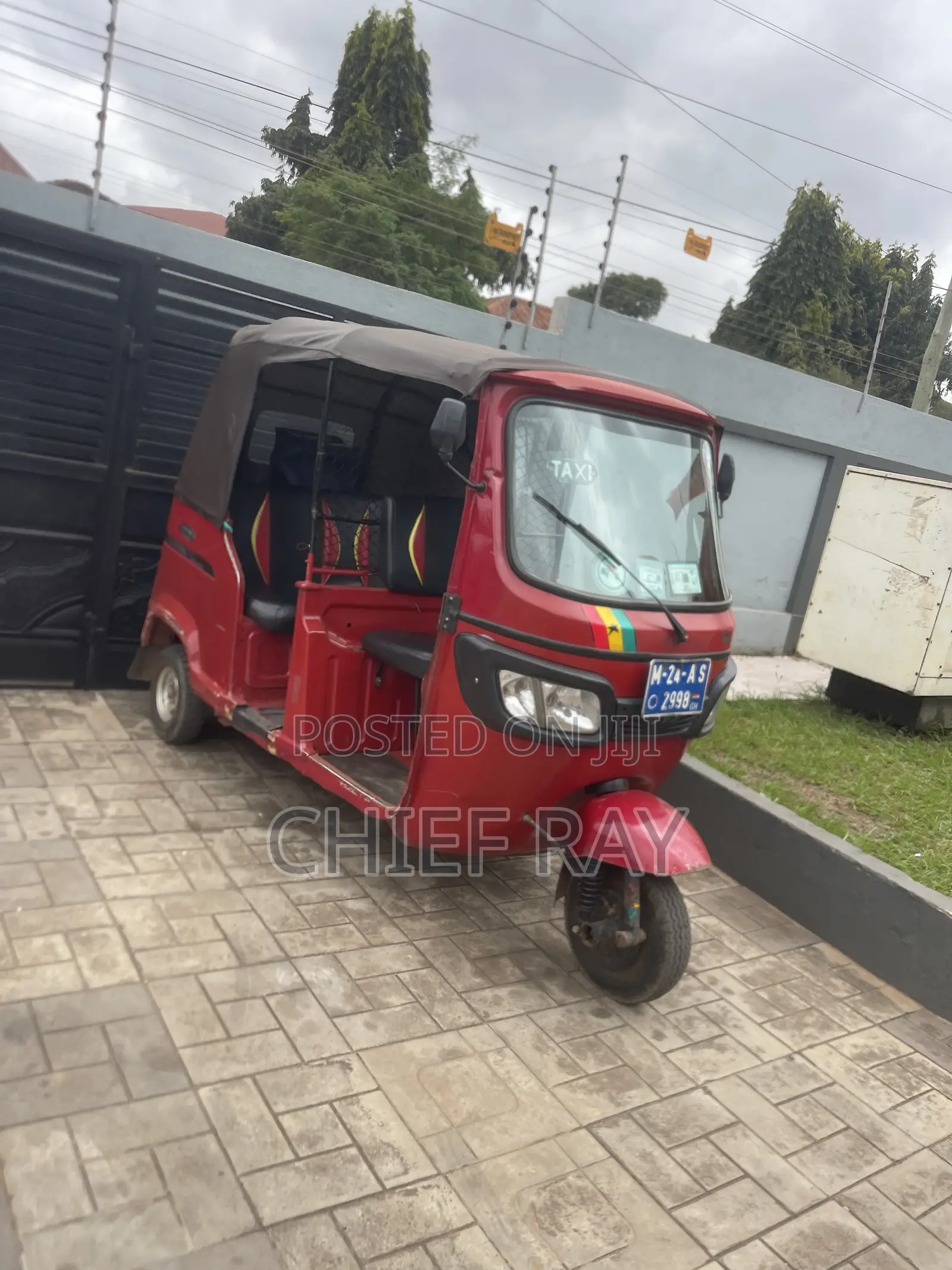 TVS King Deluxe Plus iTouch Start 2024 Red