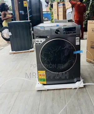 Super Affordable TCL 10.5kg Front Load Wash Dry Machine(Gray) 