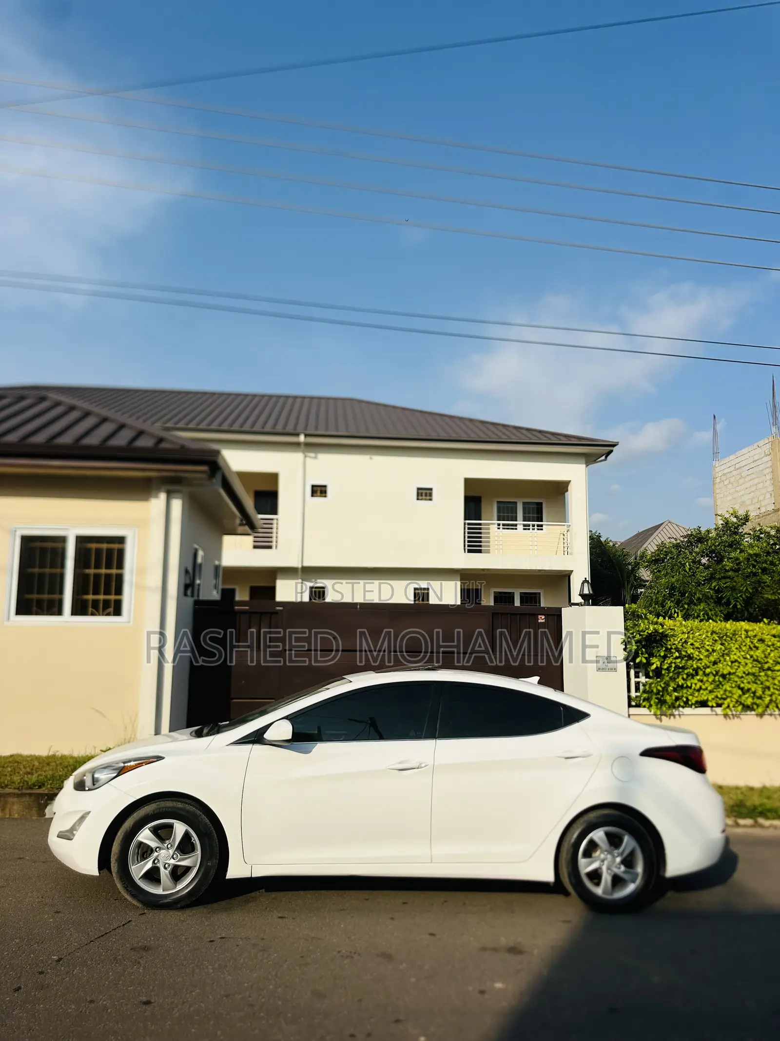 Hyundai Elantra Limited 4dr Sedan (1.8L 4cyl 6A) 2014 White