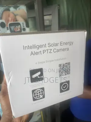 4G + Wi-Fi HD Solar PTZ Security Camera | 7W Solar Panel