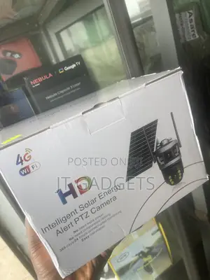 4G + Wi-Fi HD Solar PTZ Security Camera | 7W Solar Panel