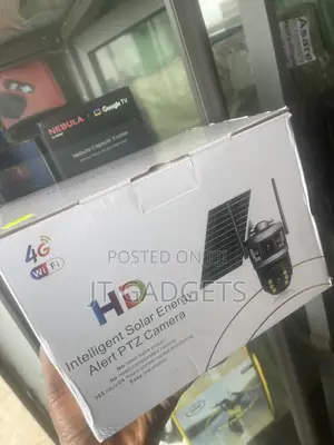 4G + Wi-Fi HD Solar PTZ Security Camera | 7W Solar Panel