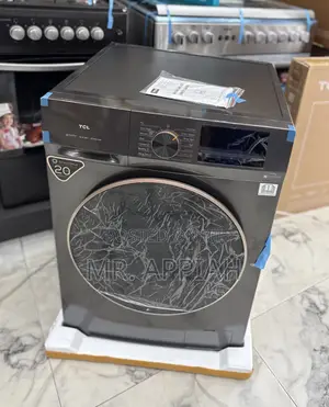 Lovely Design TCL 10.5kg Front Load Electric Washing Machine(Sliver) 