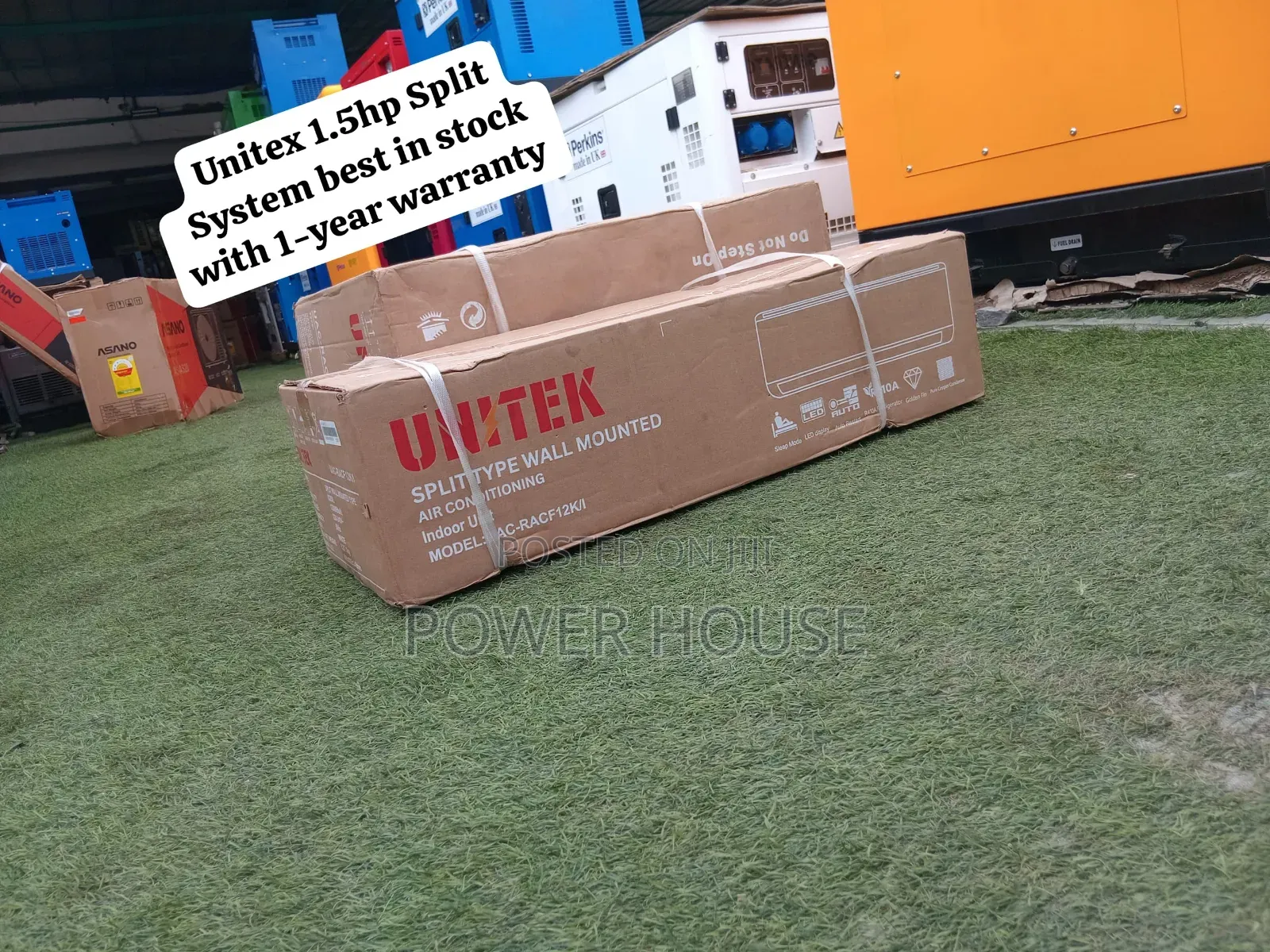 UNITEK Wall Mount Air Conditioner Perfect Cooling for Home Business