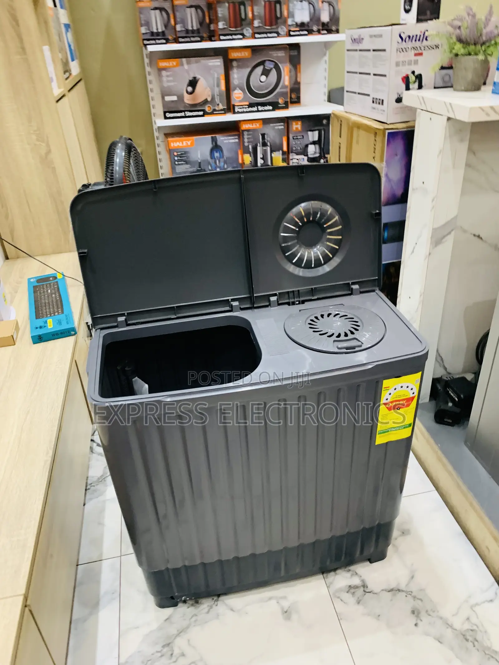 Ultra Sleek Nasco 11KG TwinTub Wm Semi-Auto Topload Laundry Appliance