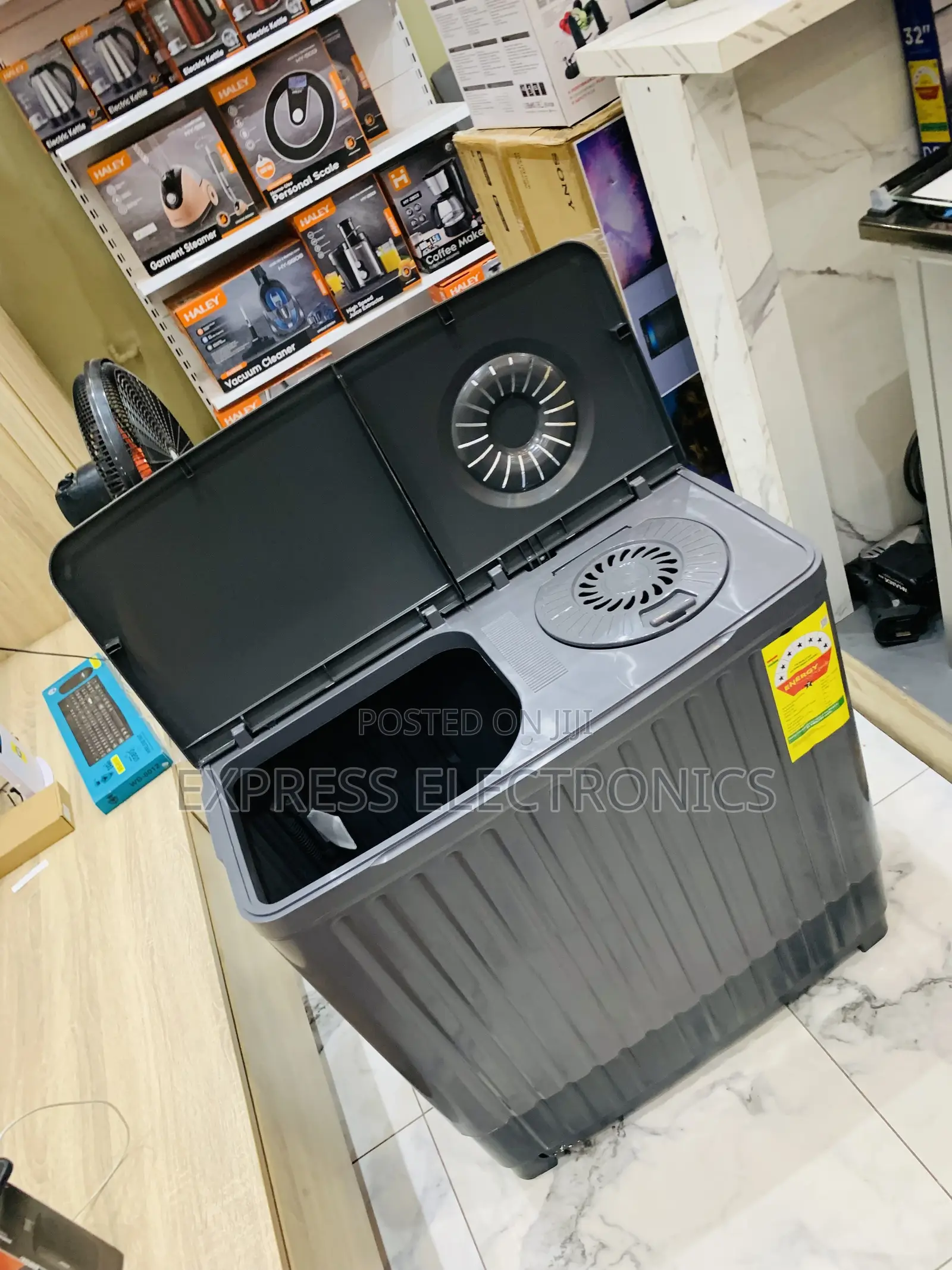 Ultra Sleek Nasco 11KG TwinTub Wm Semi-Auto Topload Laundry Appliance