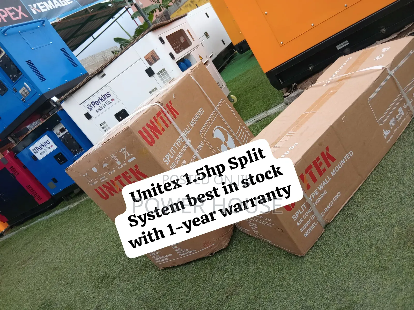 UNITEK Split AC High Performance Cooling System Quality Construction