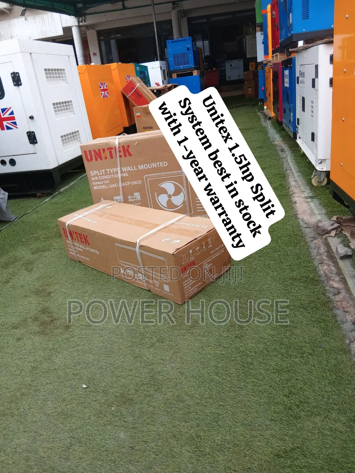 UNITEK Split AC High Performance Cooling System Quality Construction