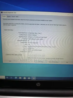 Laptop HP 250 G6 8GB Intel Core i5 SSD 256GB
