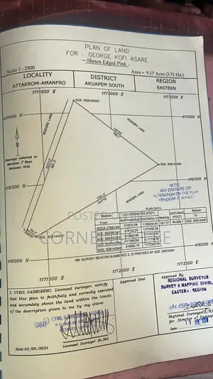 Titled Plot for Sale at Amanfrom Atwapim - Akuapem South