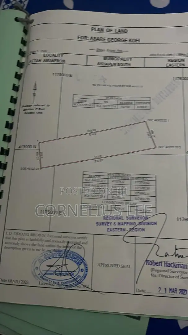 Titled Plot for Sale at Amanfrom Atwapim - Akuapem South