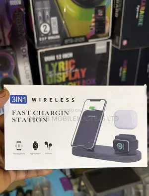 3-in-1 Wireless Fast Charging Station – Phone, Apple Watch AirPods