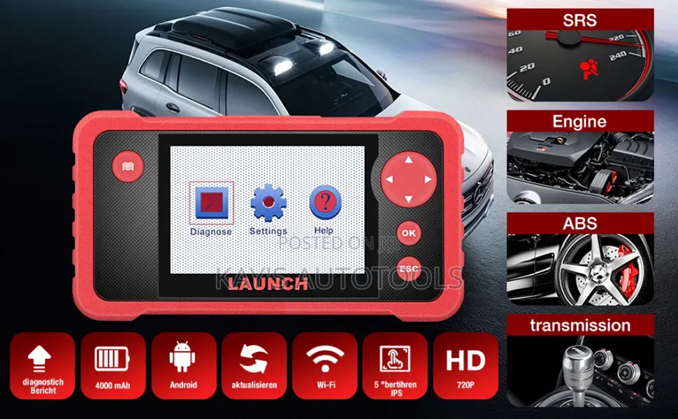 Launch Crp123 V2.0 Car Engine, Abs, Transmission Fault Scanner