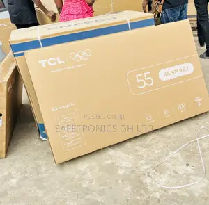 Newly Bulky 55 Inch Smart Uhd TCL Frameless TV