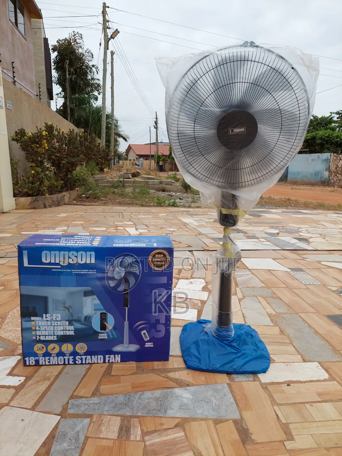 Longson Electric Fan (Black)