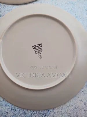 Ikea Ceramic Dinner Plate.