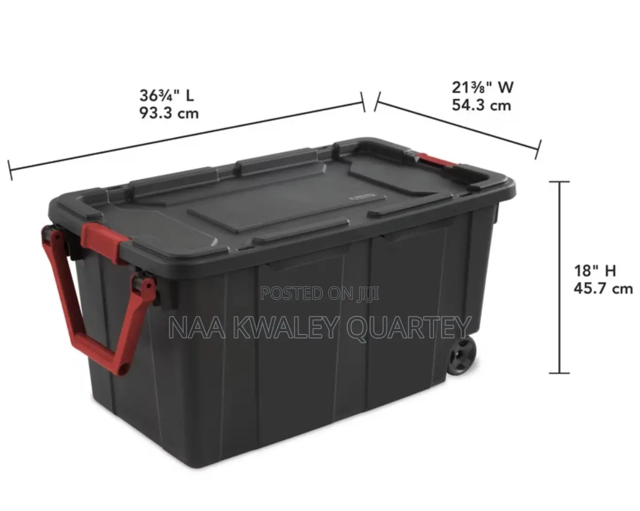 Wheely XLarge Storage Containers 180L