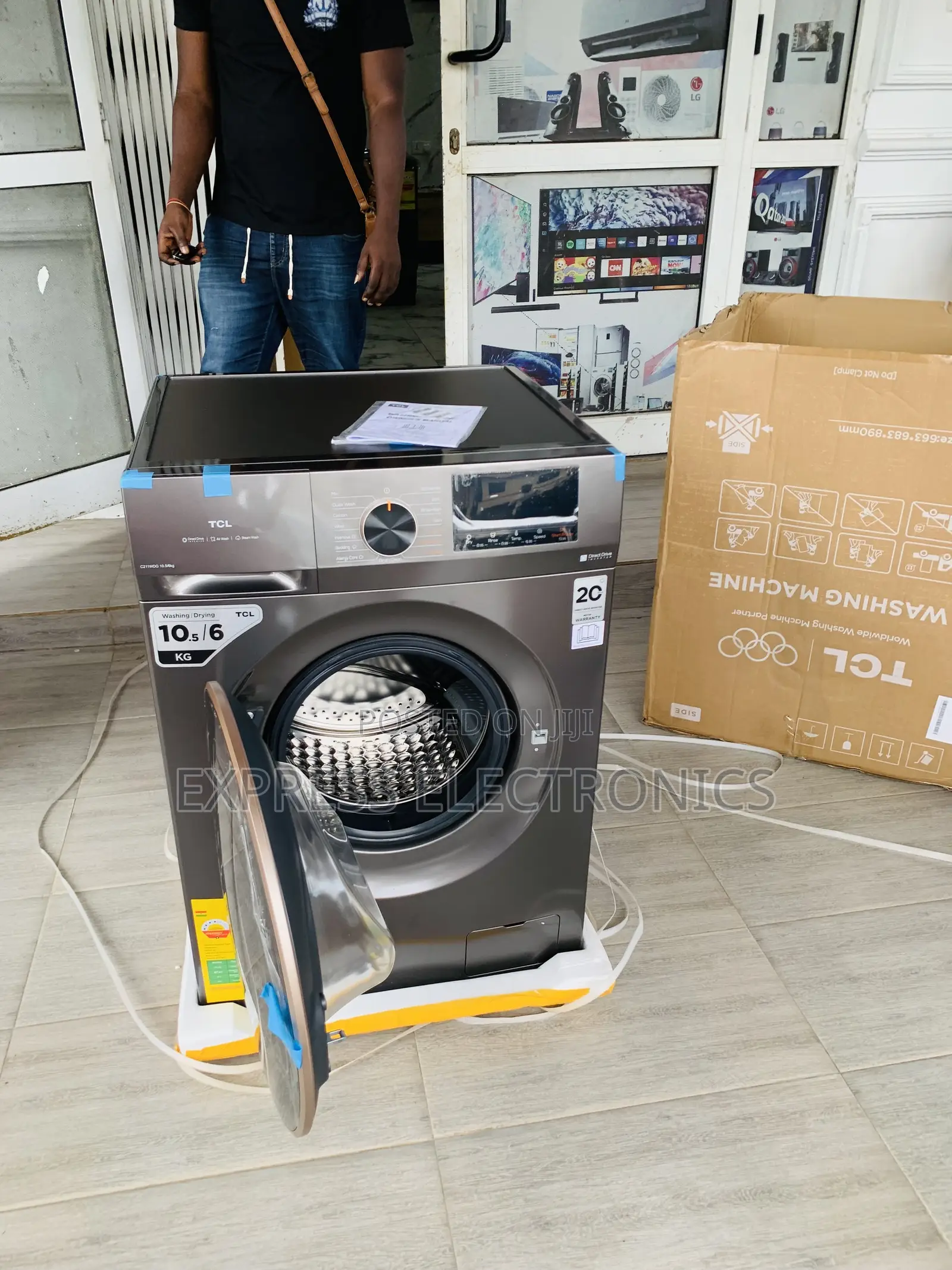 Newly in Box TCL Washing Machine TWF105-C20-10.5kg DD Inverter Washer