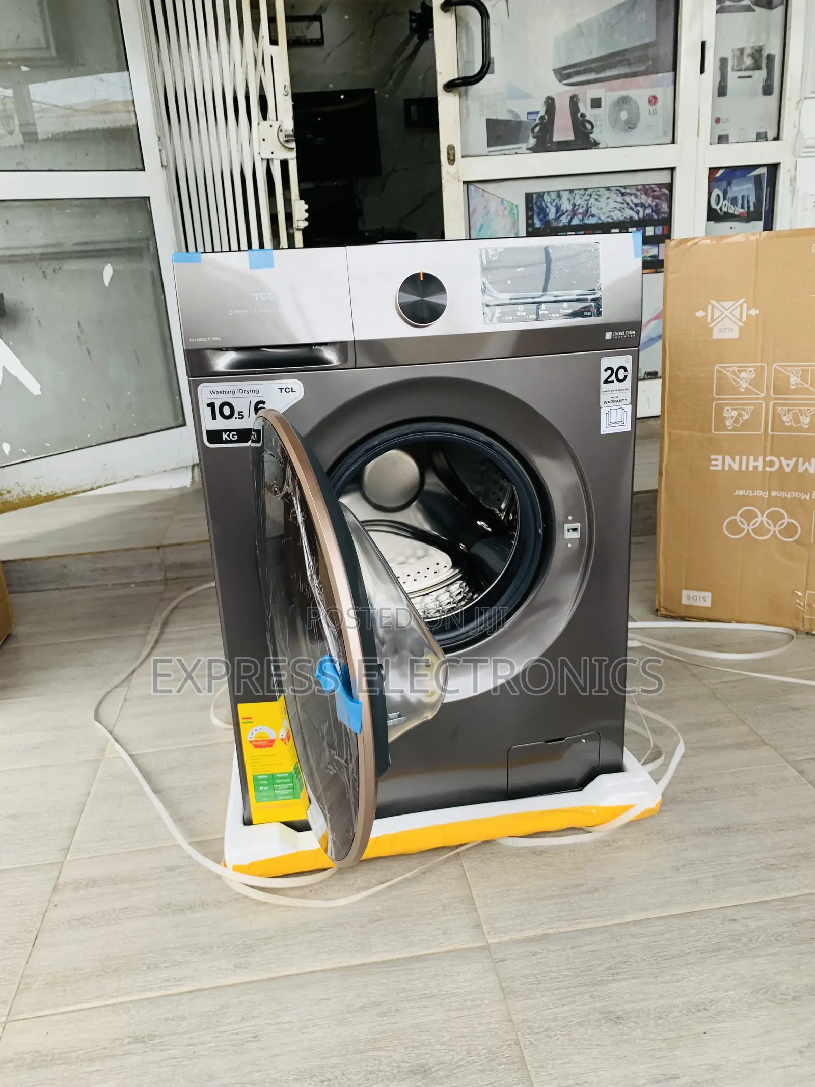 Brand New TCL Washing Machine TWF105-C20-10.5kg DD Inverter Washer