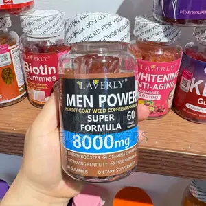 Men Power Gummies 000mg Horny Goat Weed Coffee Mushroo Super 60