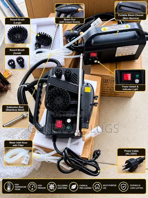 Hot Steam Care Machine Offers Deep Cleaning for Cars , AC, Kitchen Etc