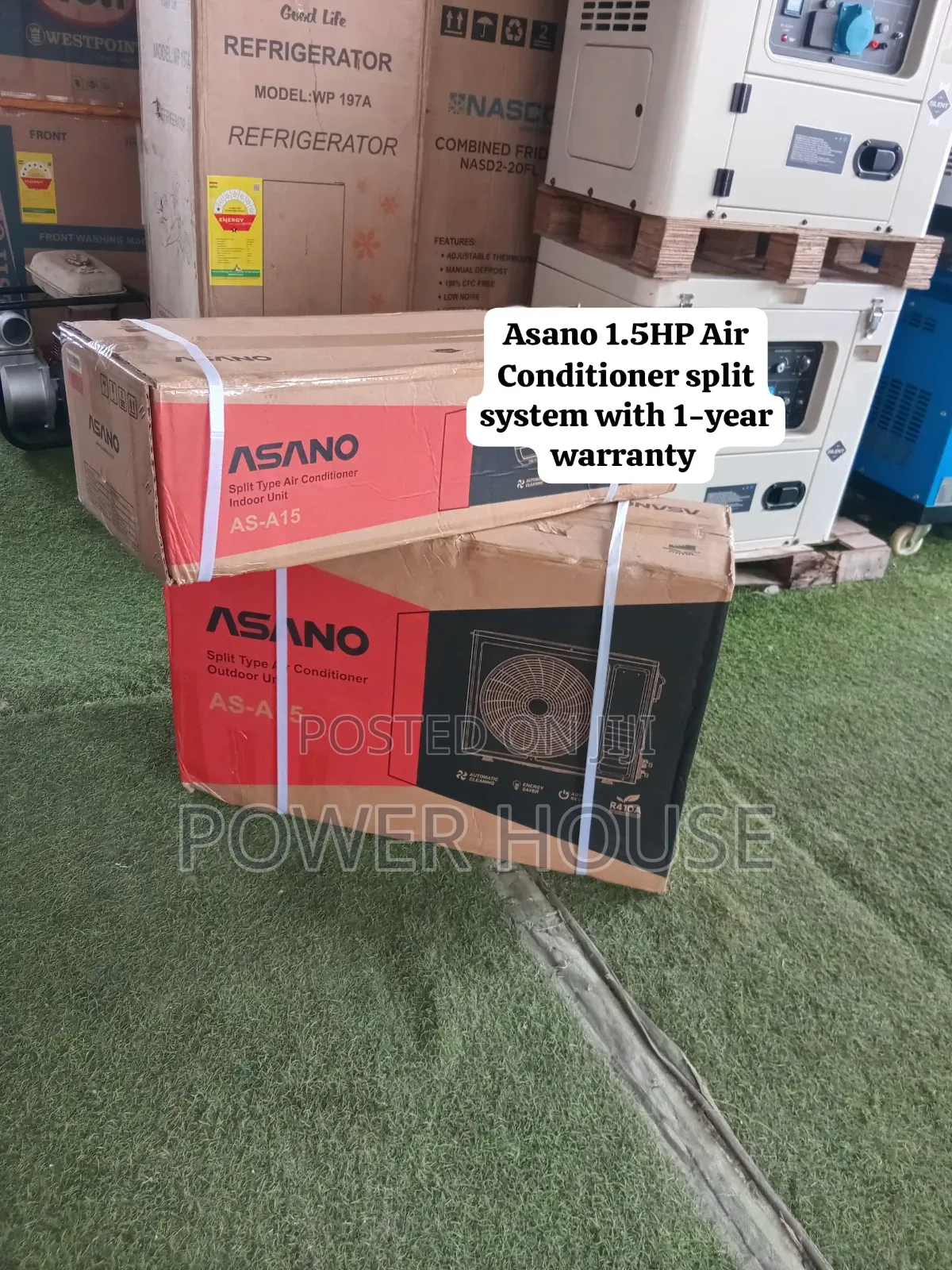 Asano 1.5HP Split System Air Conditioner – Premium Look