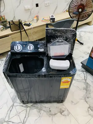 Nasco 7kg Black Semi-Auto Twin Tub WM (Model:NAS-07-Tw)
