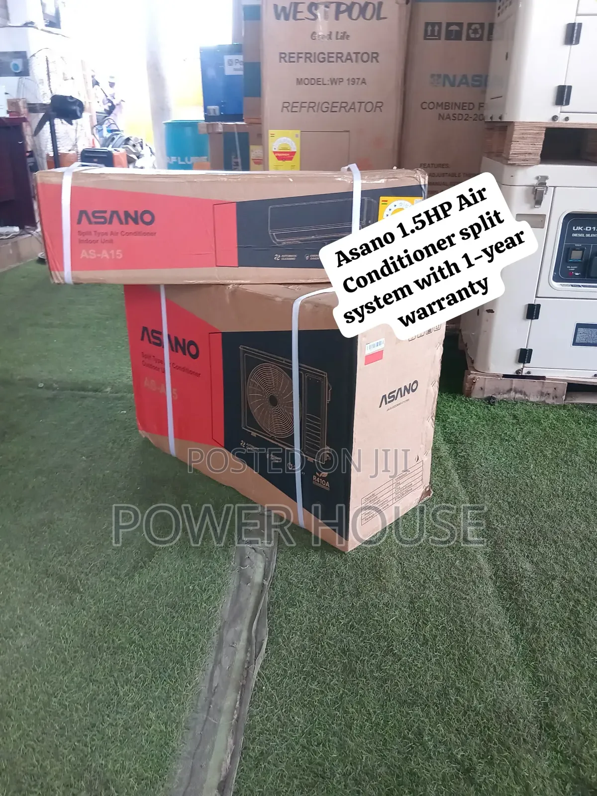 Asano 1.5HP AC – Energy Saving, Low Noise Rapid Cooling Split AC