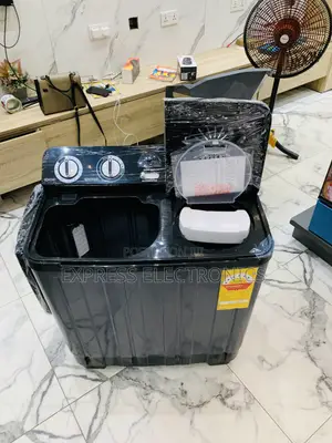 Brand New Nasco 7kg Black Semi-Auto Twin Tub WM (Model:NAS-07-Tw)