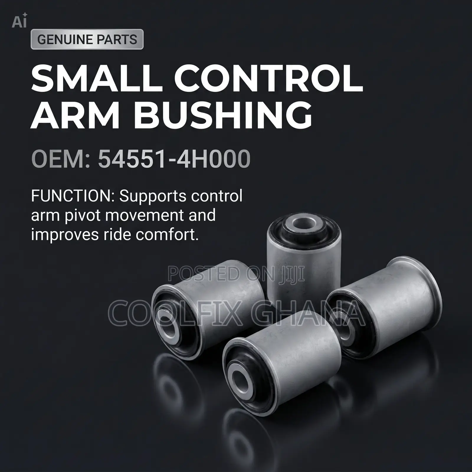 Small Control Arm Bushing (Front Lower, Front)