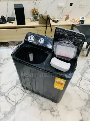 Zealous Sleek Nasco 7kg Black Semi-Auto Twin Tub WM (Model:NAS-07-Tw)