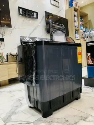 Best at Store Nasco 7kg Black Semi-Auto Twin Tub WM (Model:NAS-07-Tw)