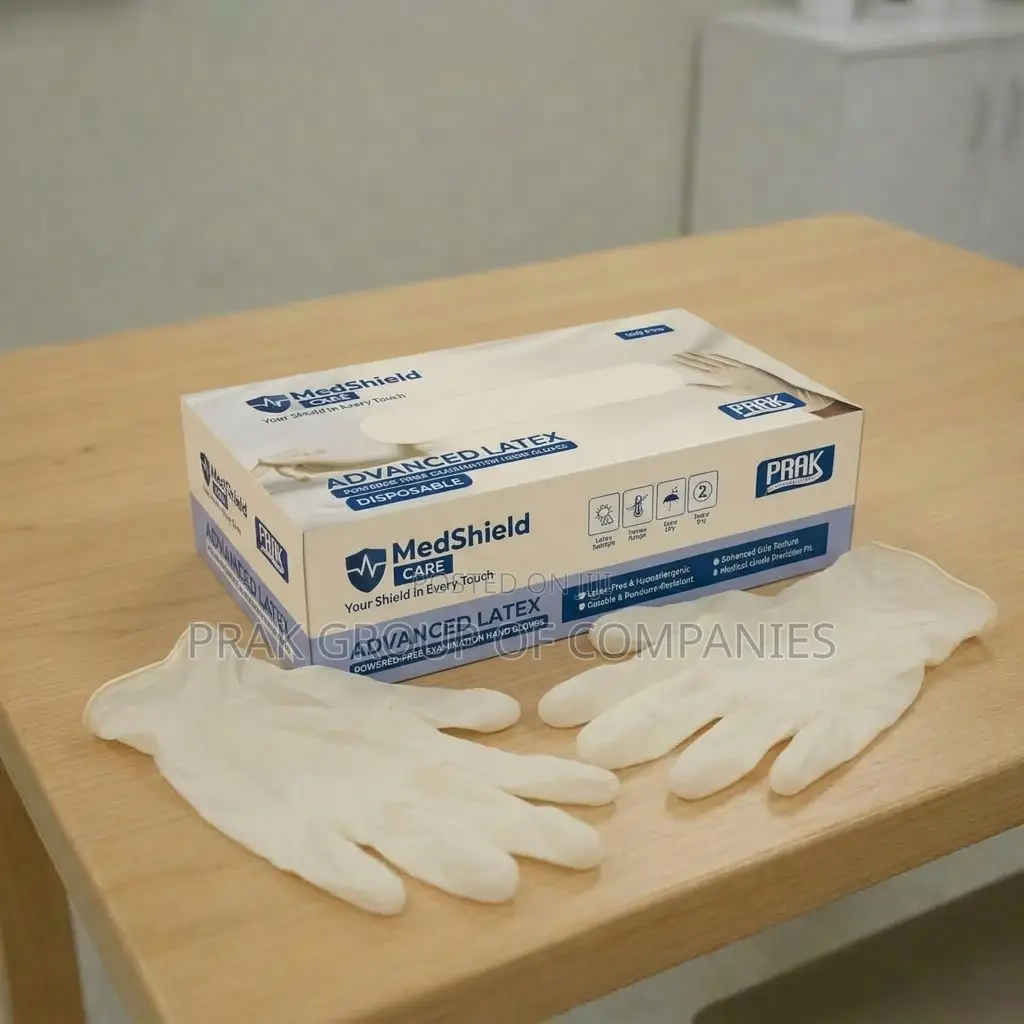 Hand Gloves - MedShield Advanced Latex Powered-Free Examination