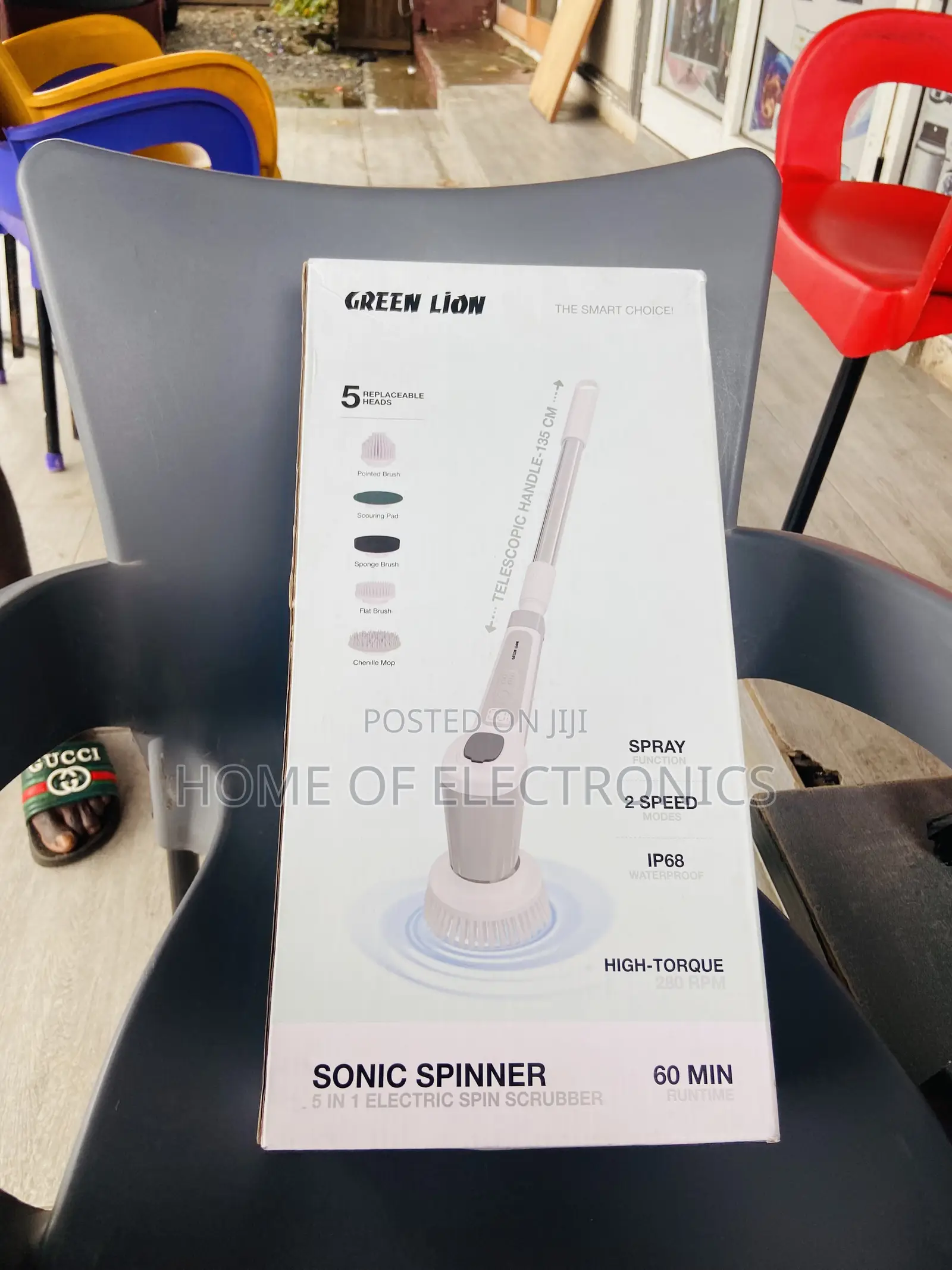 Green Lion Sonic 5 in 1 Spin Scrubber