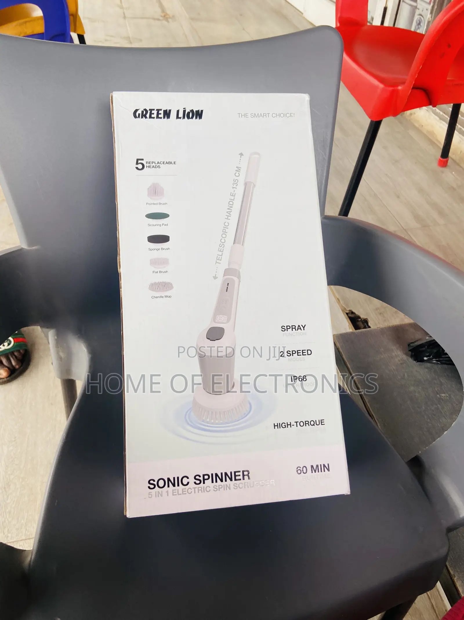 Green Lion Sonic 5 in 1 Spin Scrubber