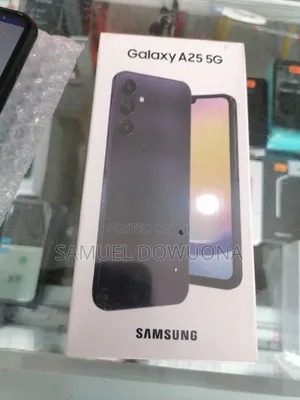 New Samsung Galaxy A25 128 GB Black