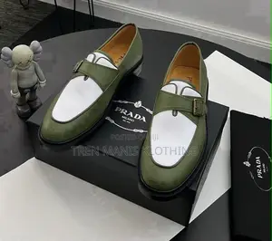 Prada Shoe Army Green/White