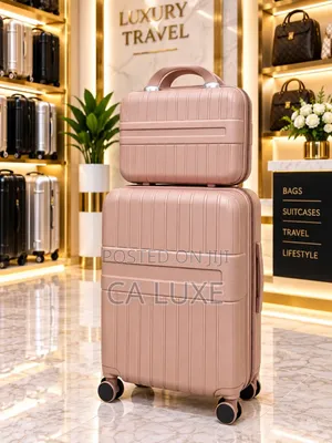 2 Set Luggage Travel Hardside Rolling Bag